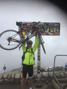 King of the Mountains (in the over 60s category!)